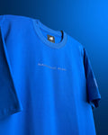 Basic Plain Blue Heavyweight Oversized T-shirt