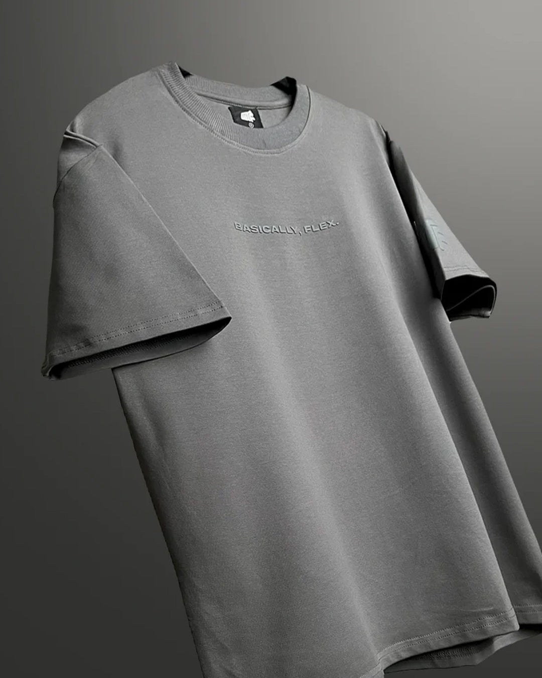Basic Plain Grey Heavyweight T-shirt