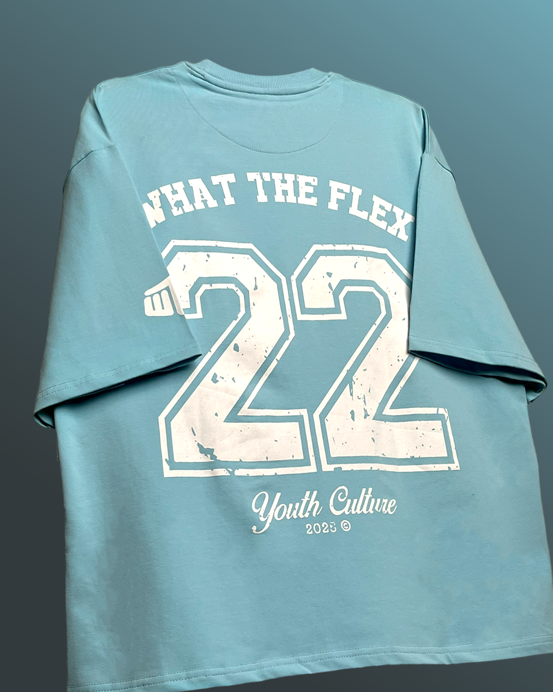 Rebirth Blue Boxy Fit T-Shirt