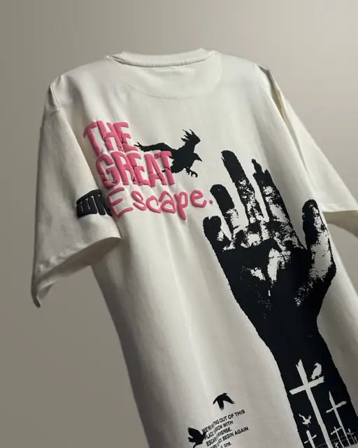 The Great Escape White Heavyweight T-shirt