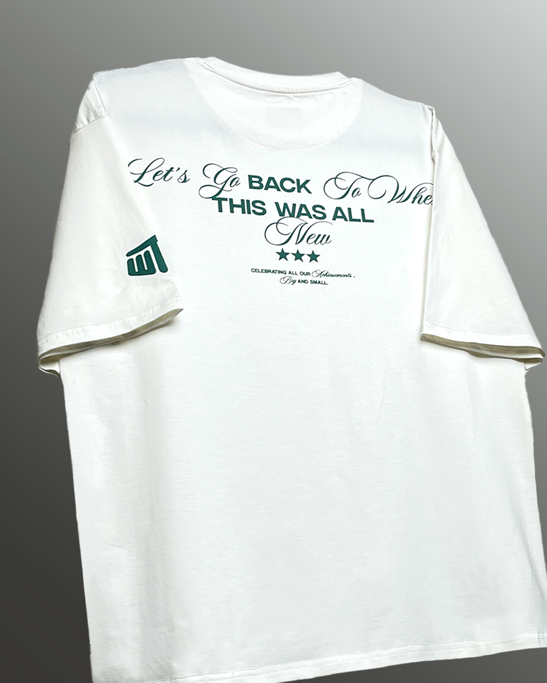 Achievement White Oversized T-shirt