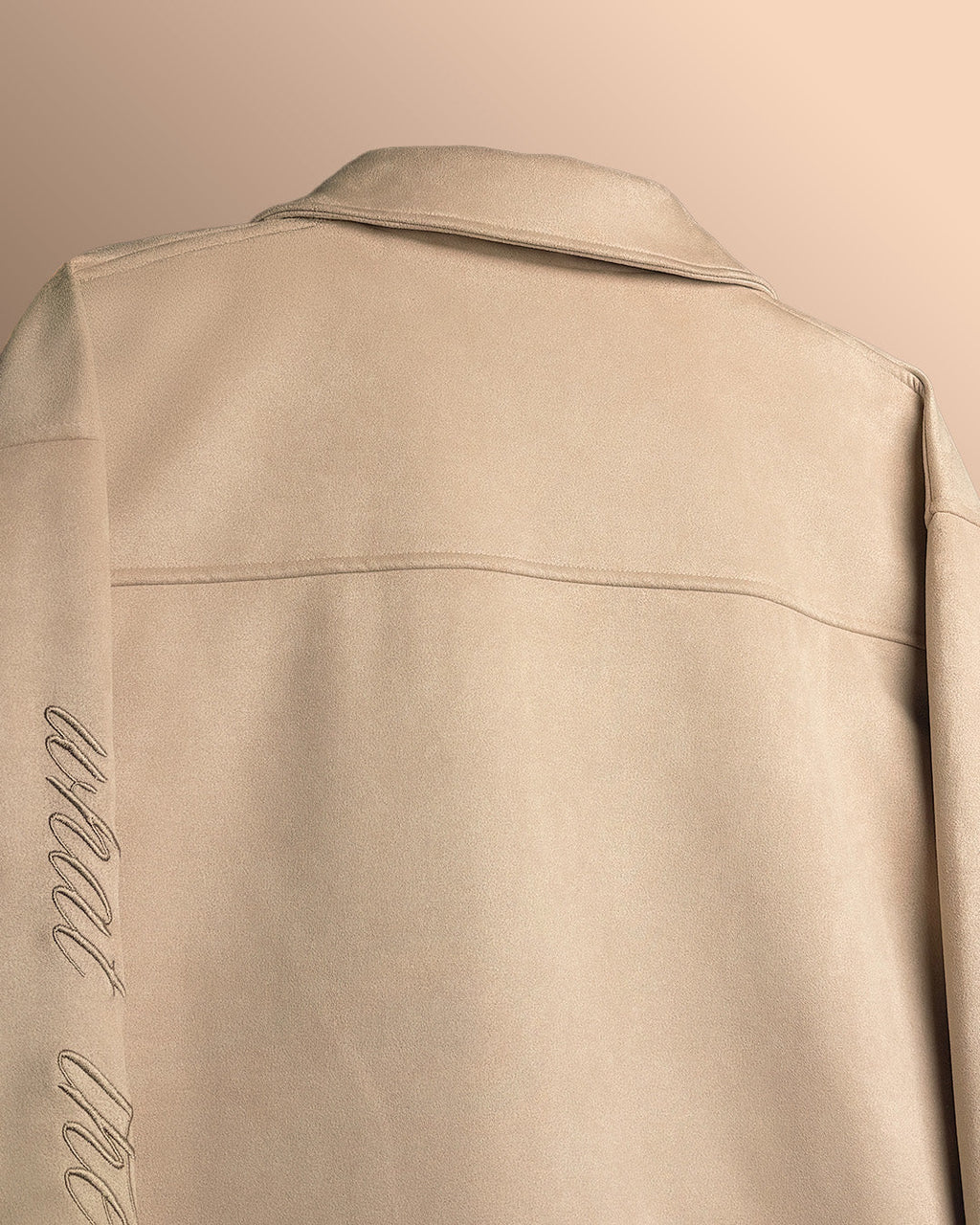 HUMAN MADE CREAM SUEDE JACKET