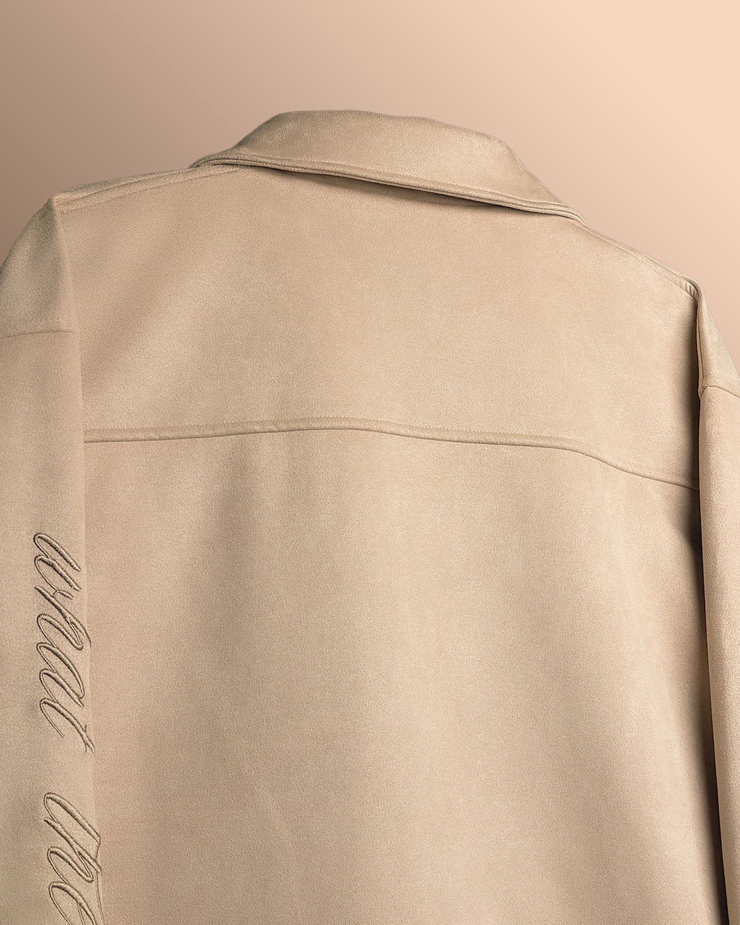 HUMAN MADE CREAM SUEDE JACKET
