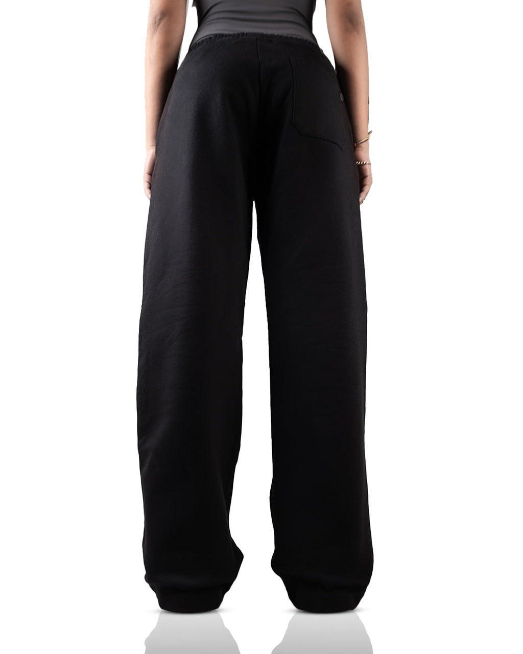 Black Essential Cotton Pants
