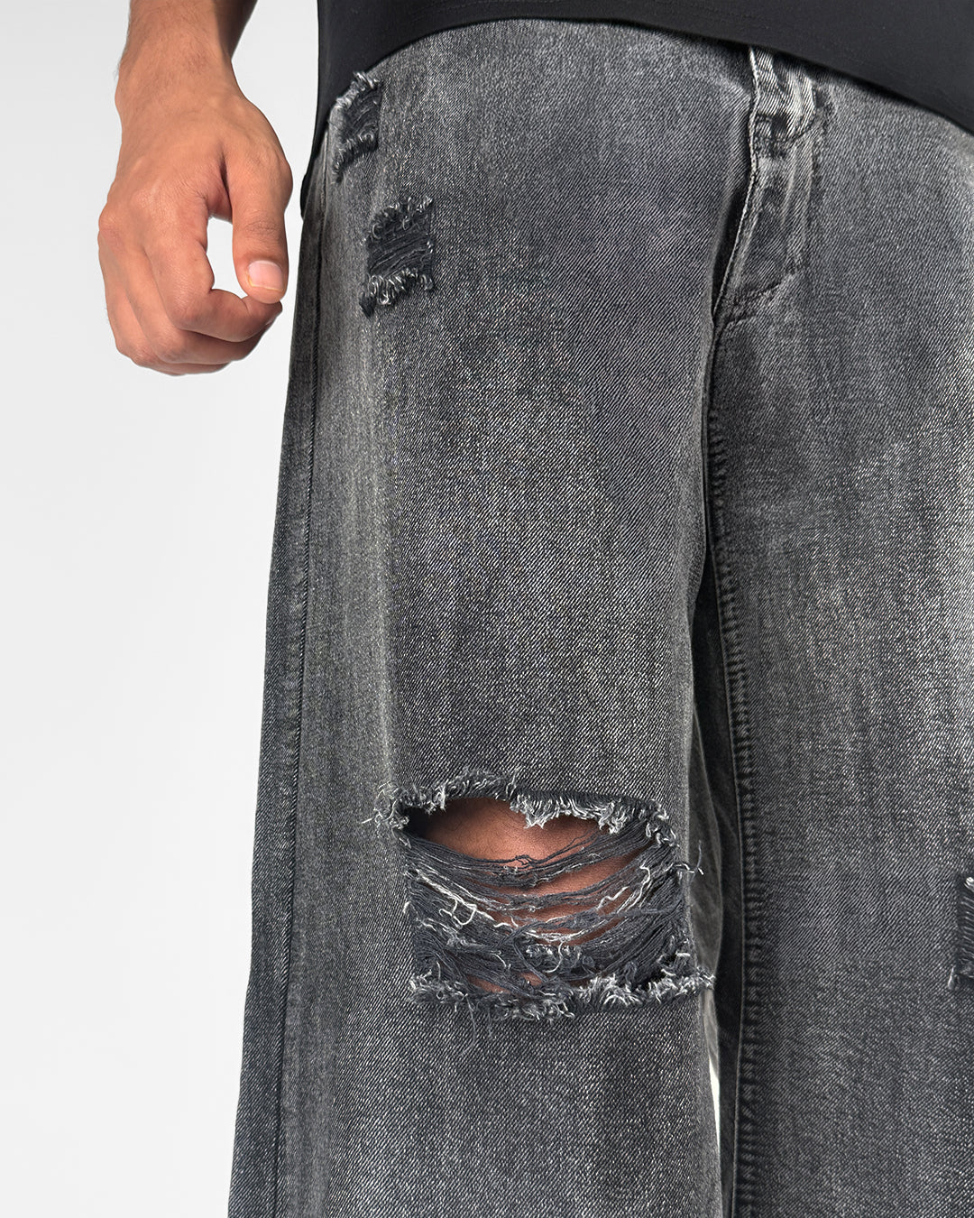 Black Rugged Jeans