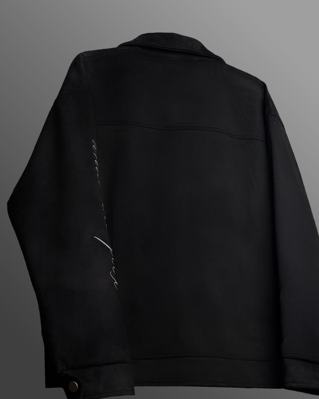 HUMAN MADE BLACK SUEDE JACKET