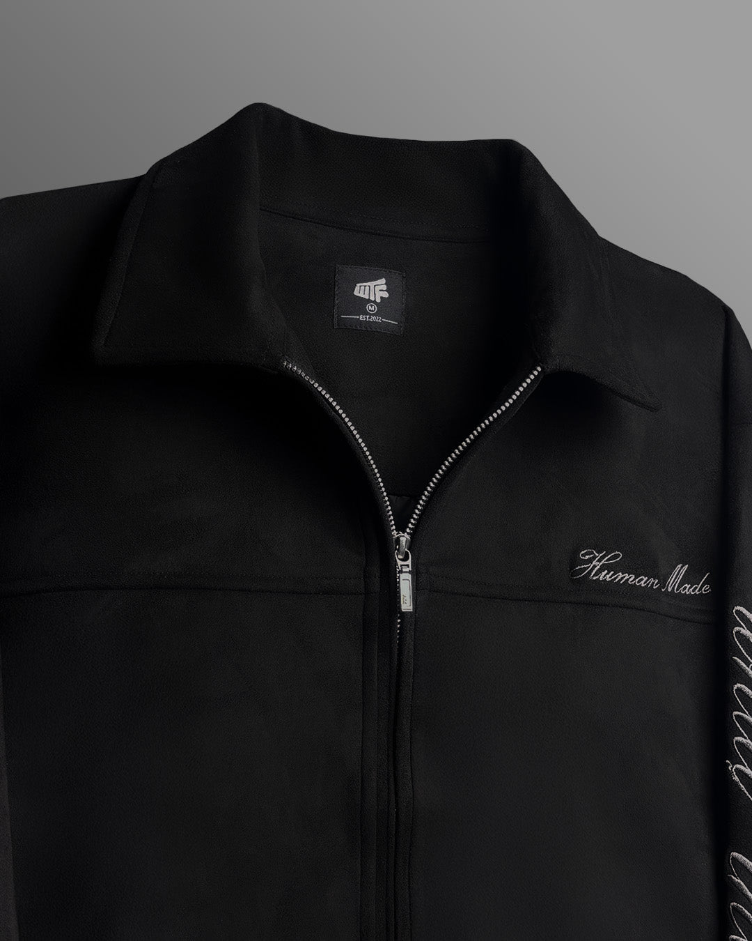 HUMAN MADE BLACK SUEDE JACKET