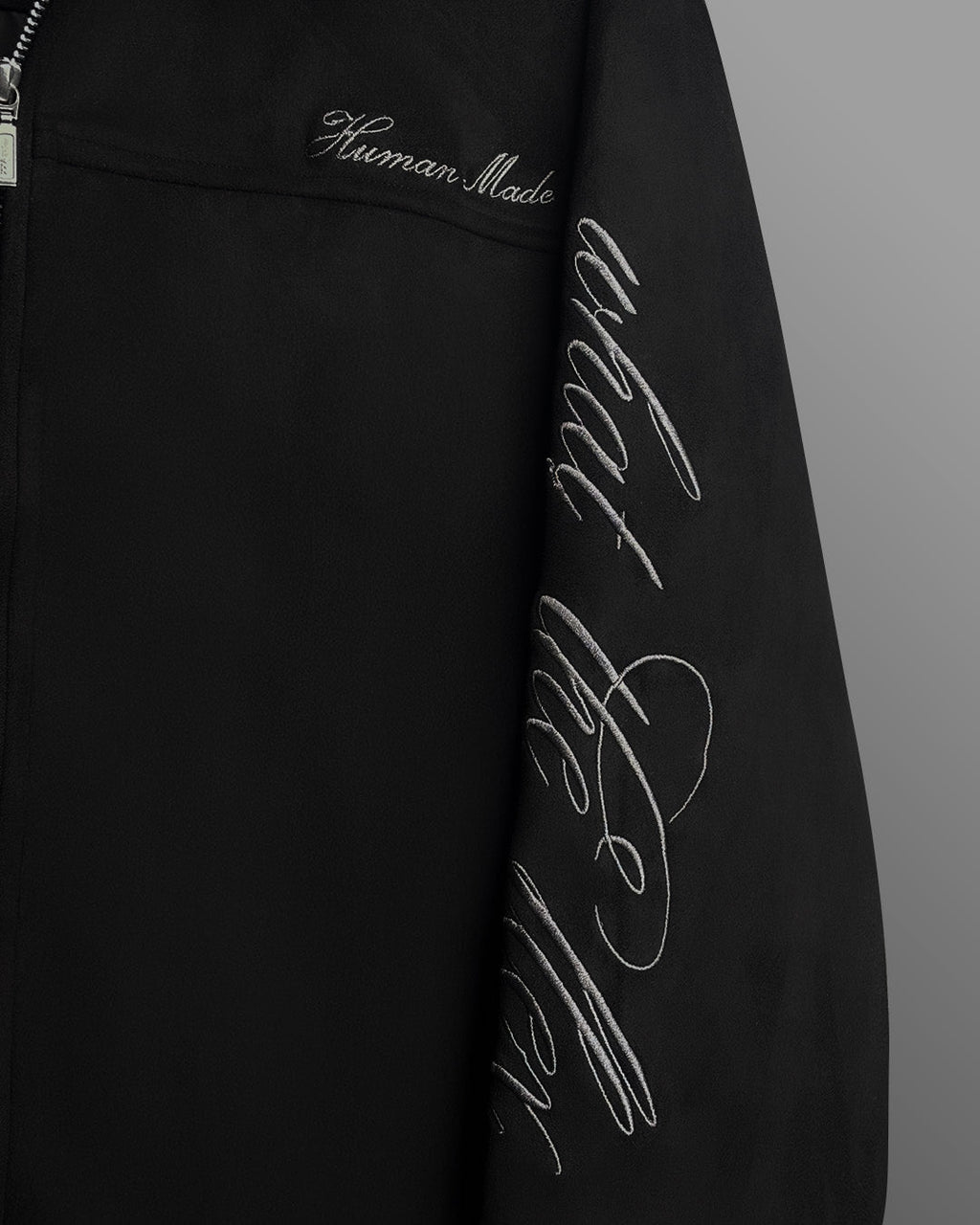 HUMAN MADE BLACK SUEDE JACKET