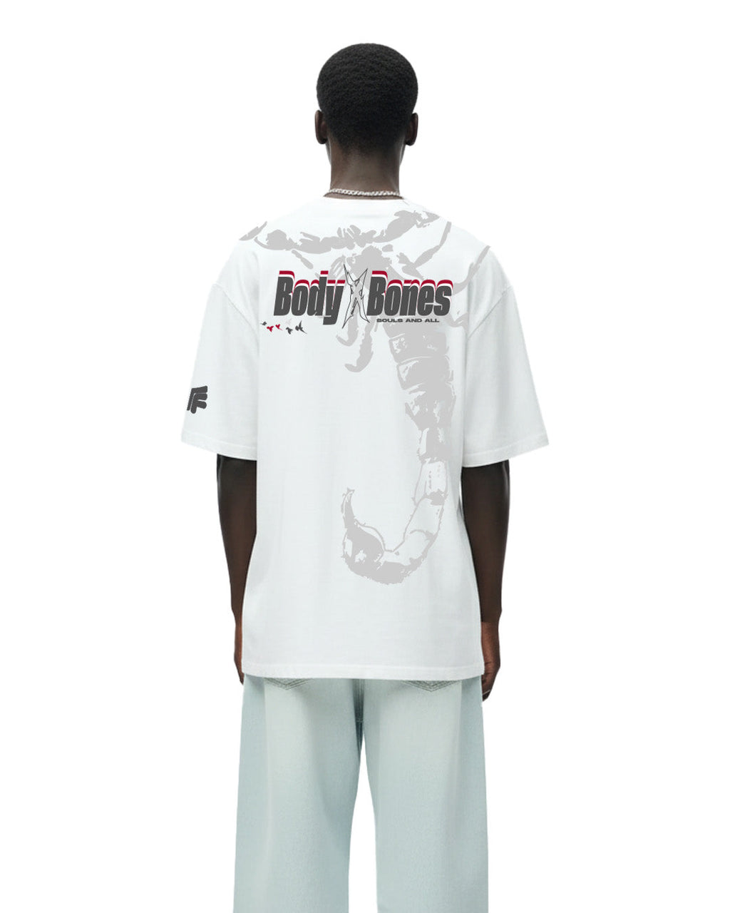 Body Bones Heavyweight White T-shirt