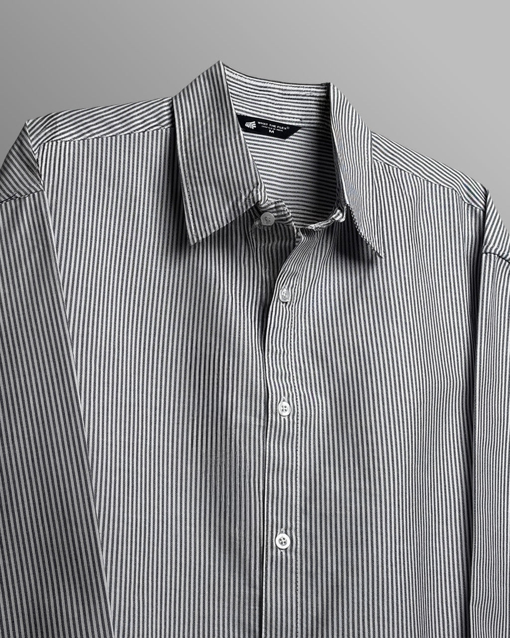 Basic Black Striped Shirt