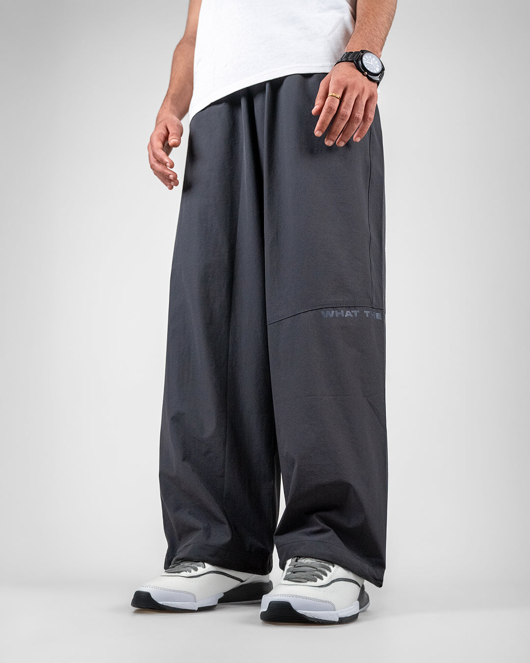 Charcoal Breakout Parachute Pants