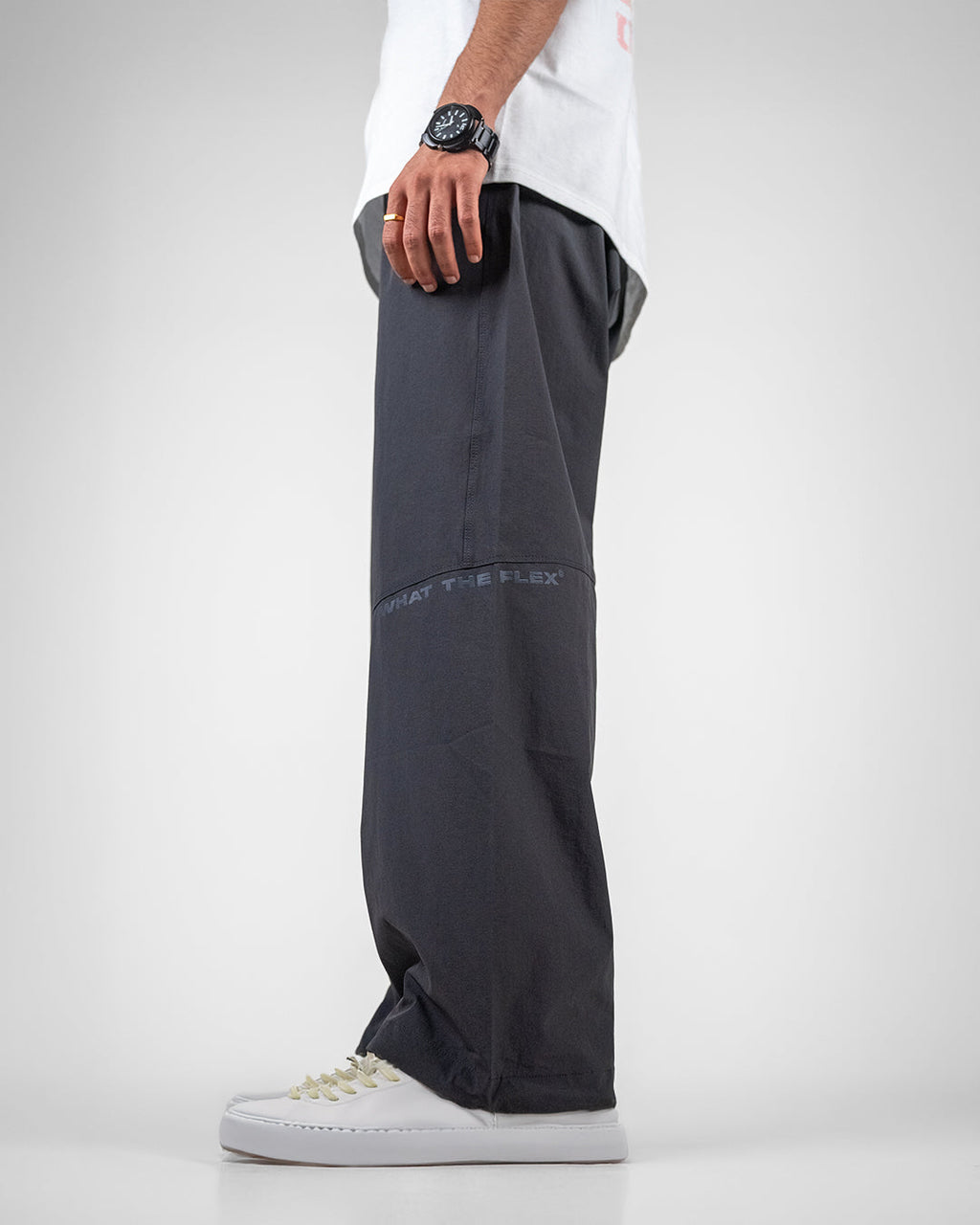 Charcoal Breakout Parachute Pants
