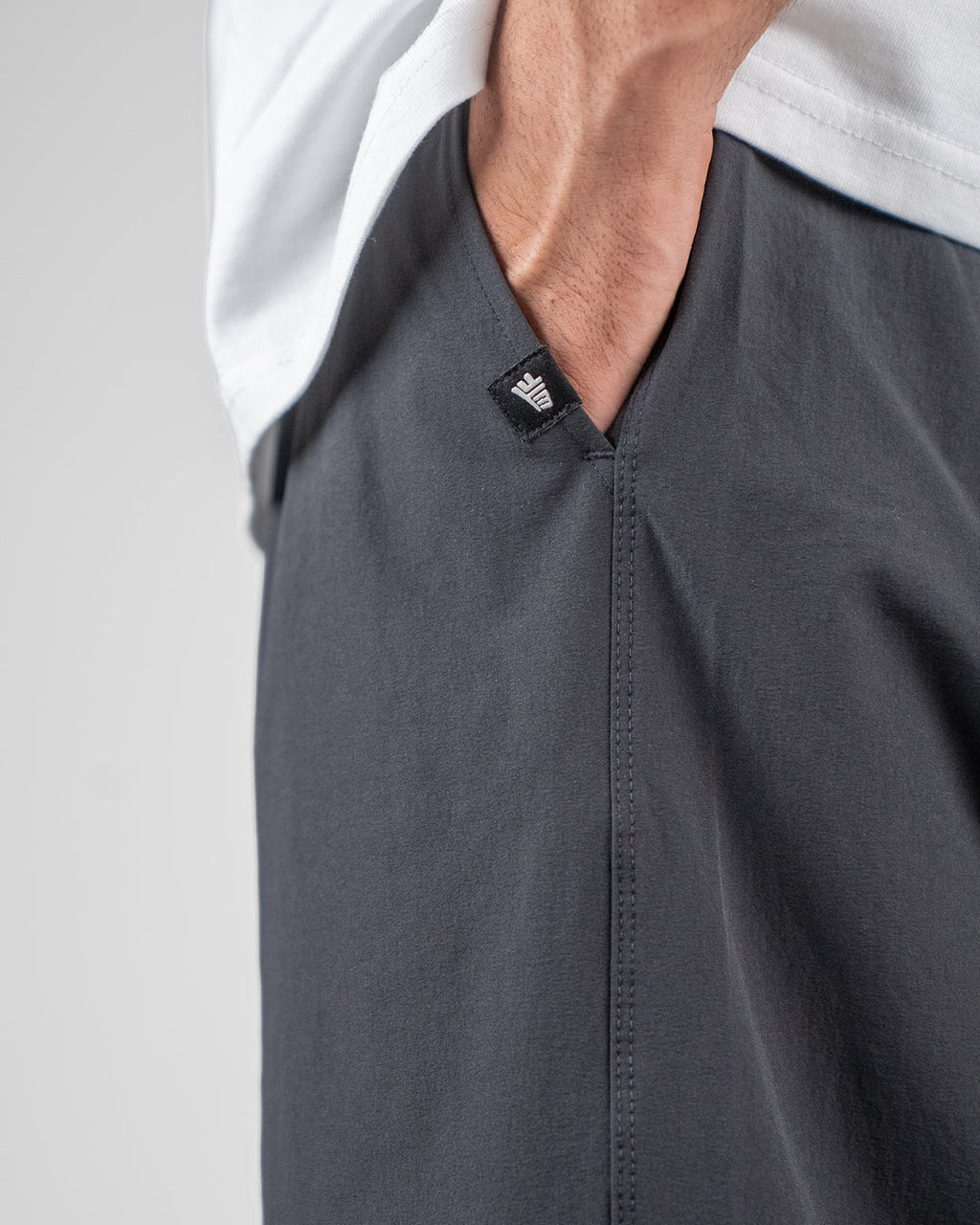 Charcoal Breakout Parachute Pants