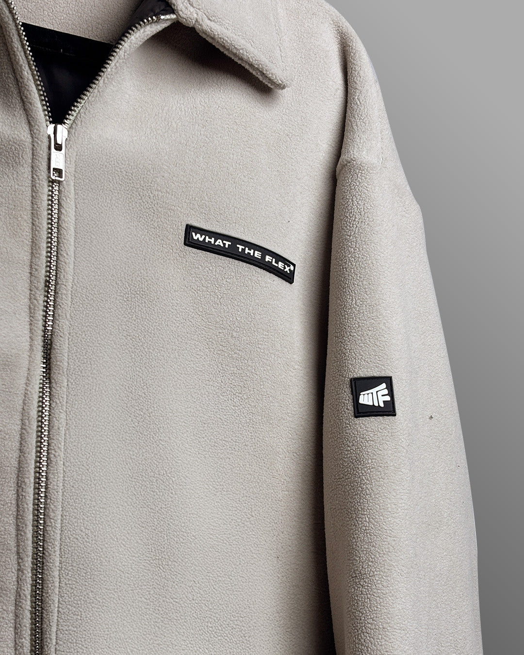 No Distraction Off-White Cloud Feel Jacket