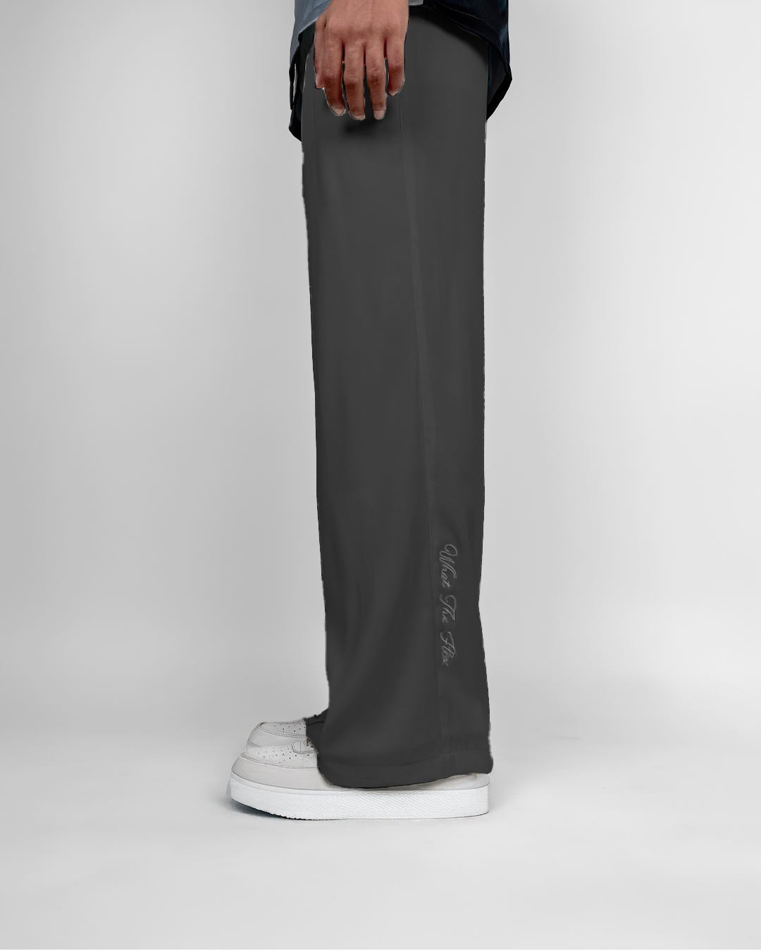 Dark Grey Classic Korean Pants