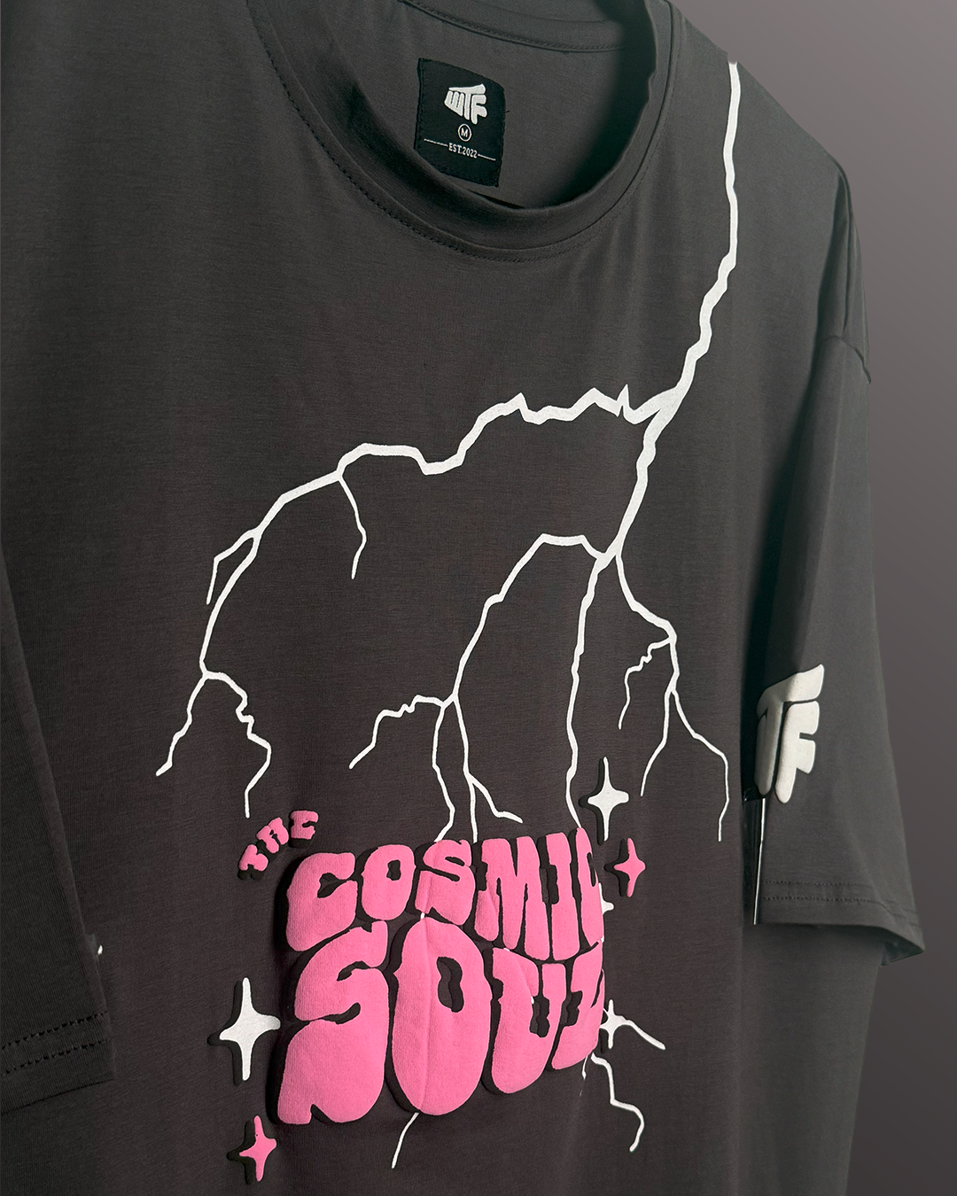 Dark Hours Grey Oversized T-shirt