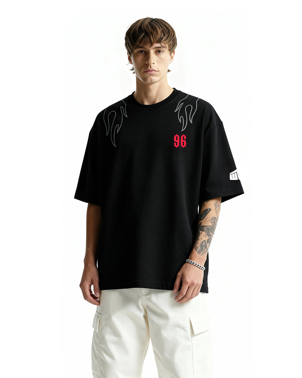 Don't Trip Black Oversized T-shirt