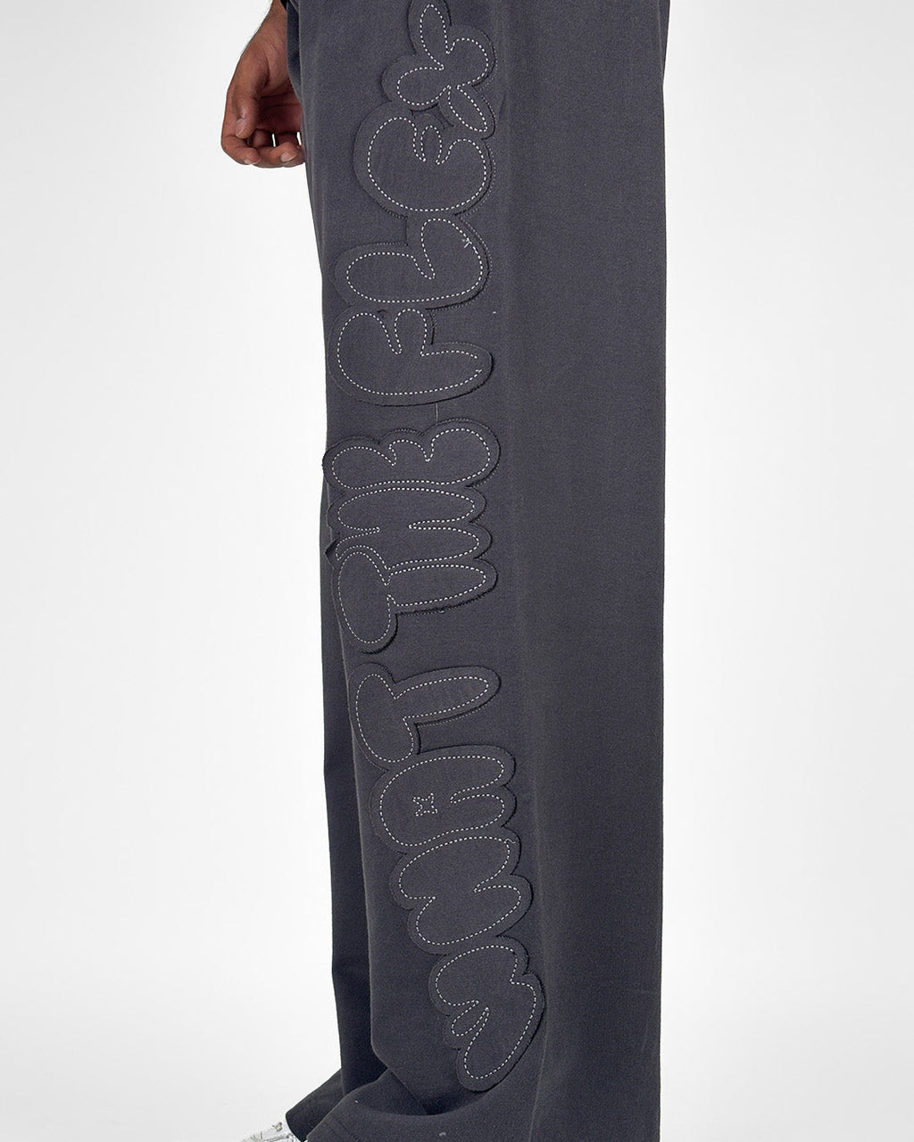 Grey Dropout Sweatpants