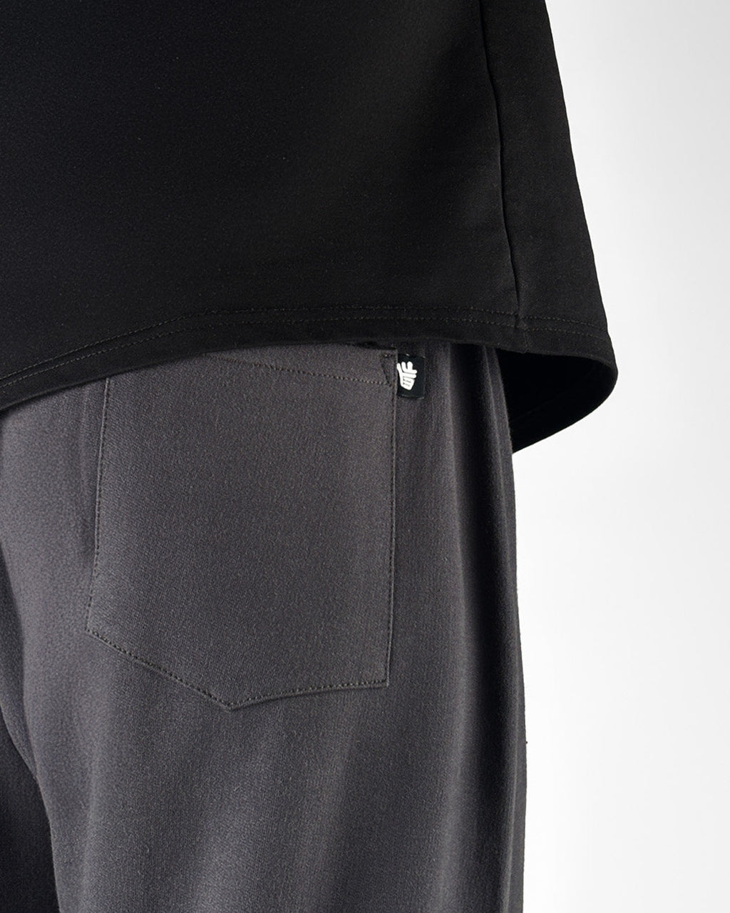 Grey Dropout Sweatpants