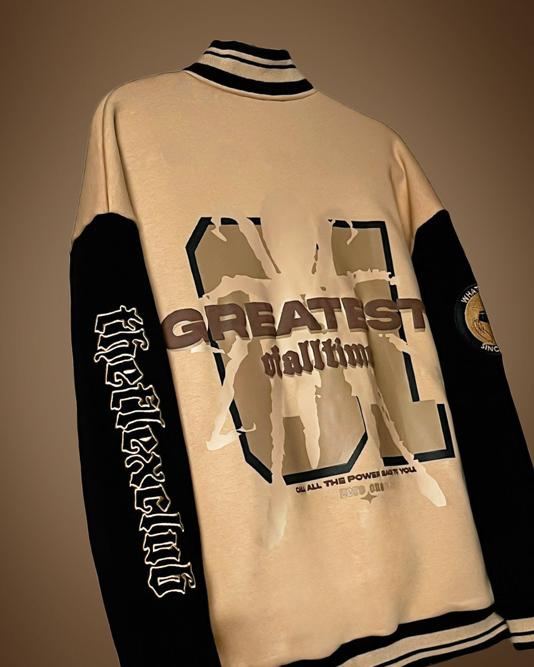 Goat Brown Varsity Jacket