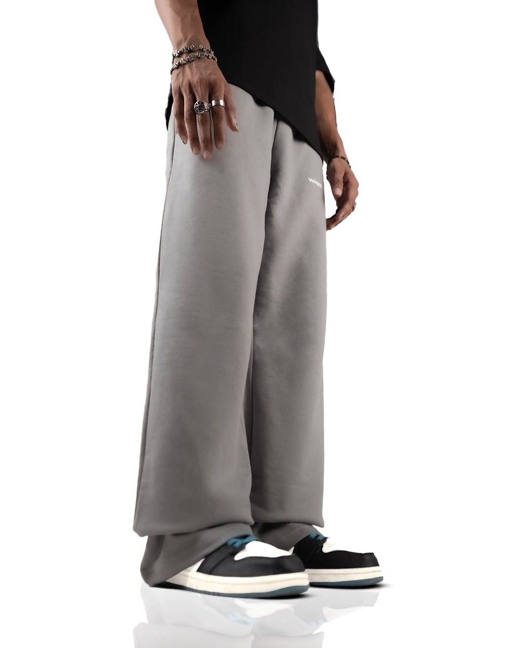 Grey Essential Cotton Pants