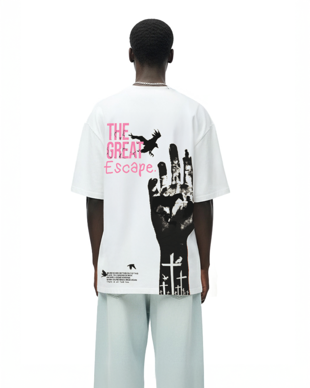 The Great Escape White Heavyweight T-shirt