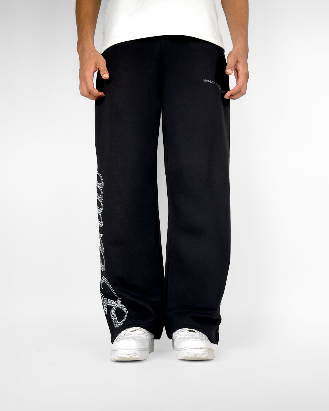 Lethal Black Essential Cotton Pants