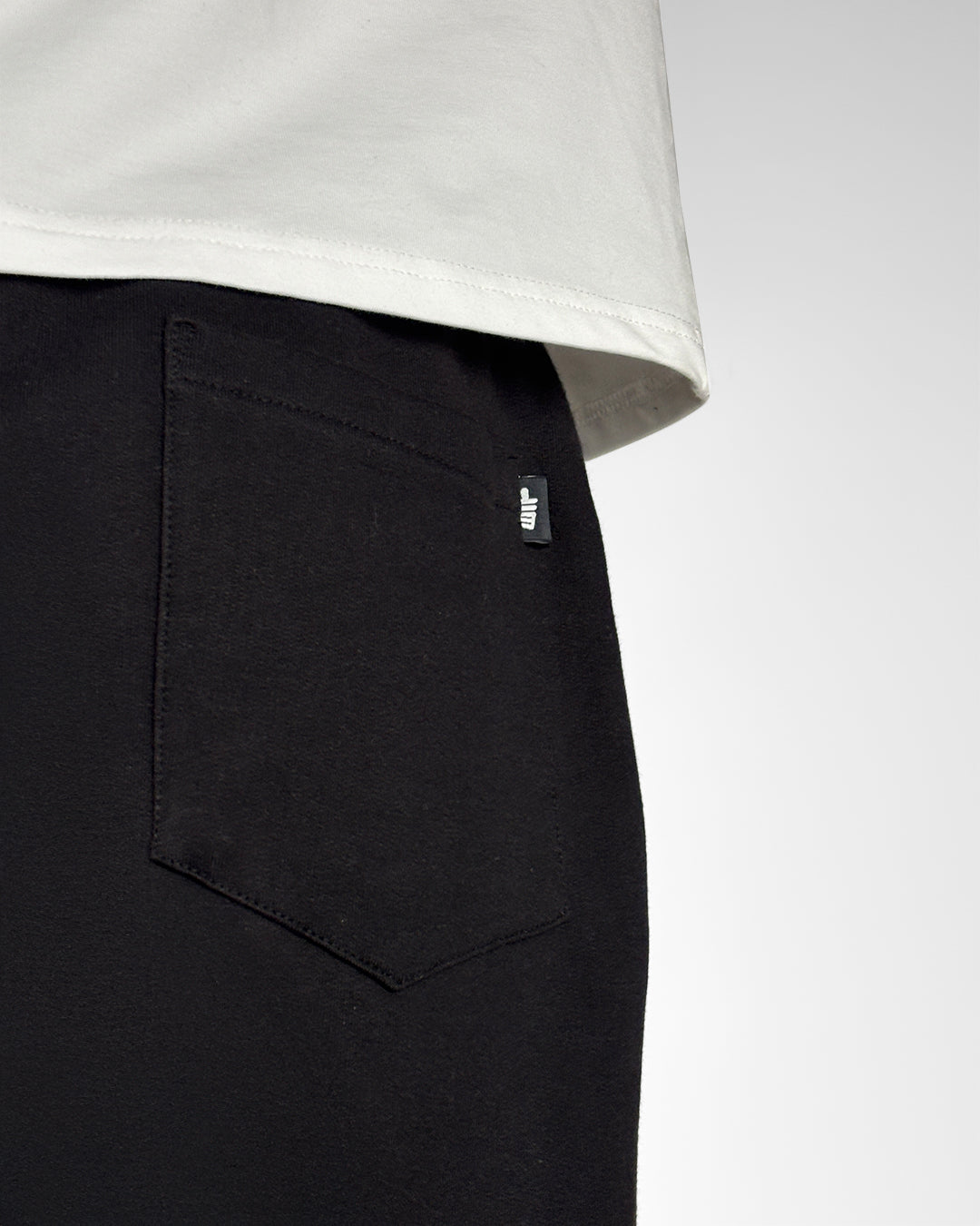 Lethal Black Essential Cotton Pants