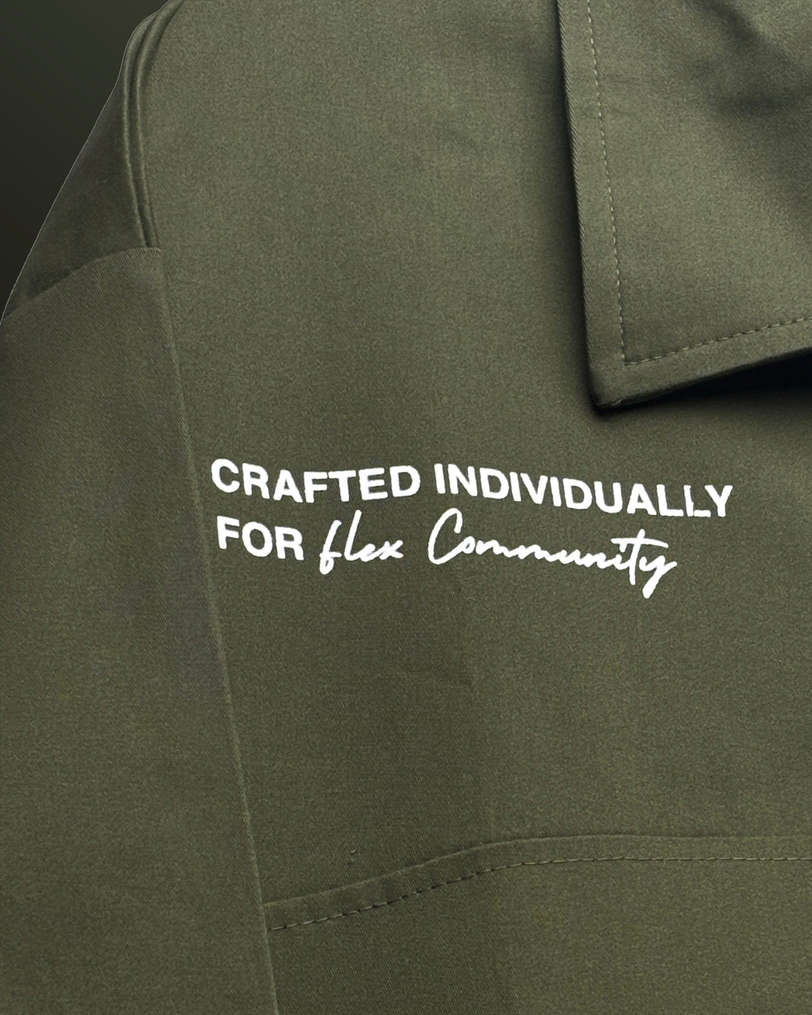 Olive Green Retro Polo T-shirt