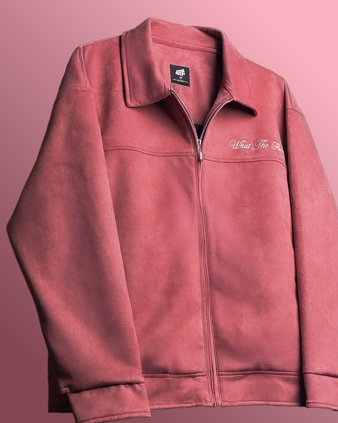 LIFE'S NICE CORAL  SUEDE JACKET