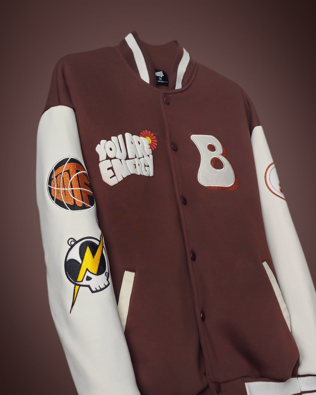 Praise To The Highest Brown Varsity Jacket