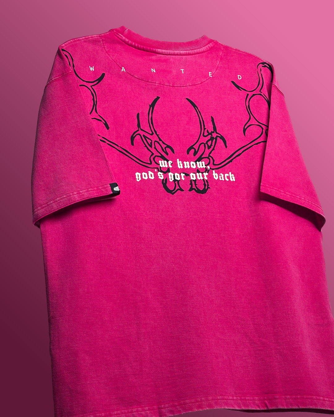 Reborn Pink Acid Wash T-Shirt