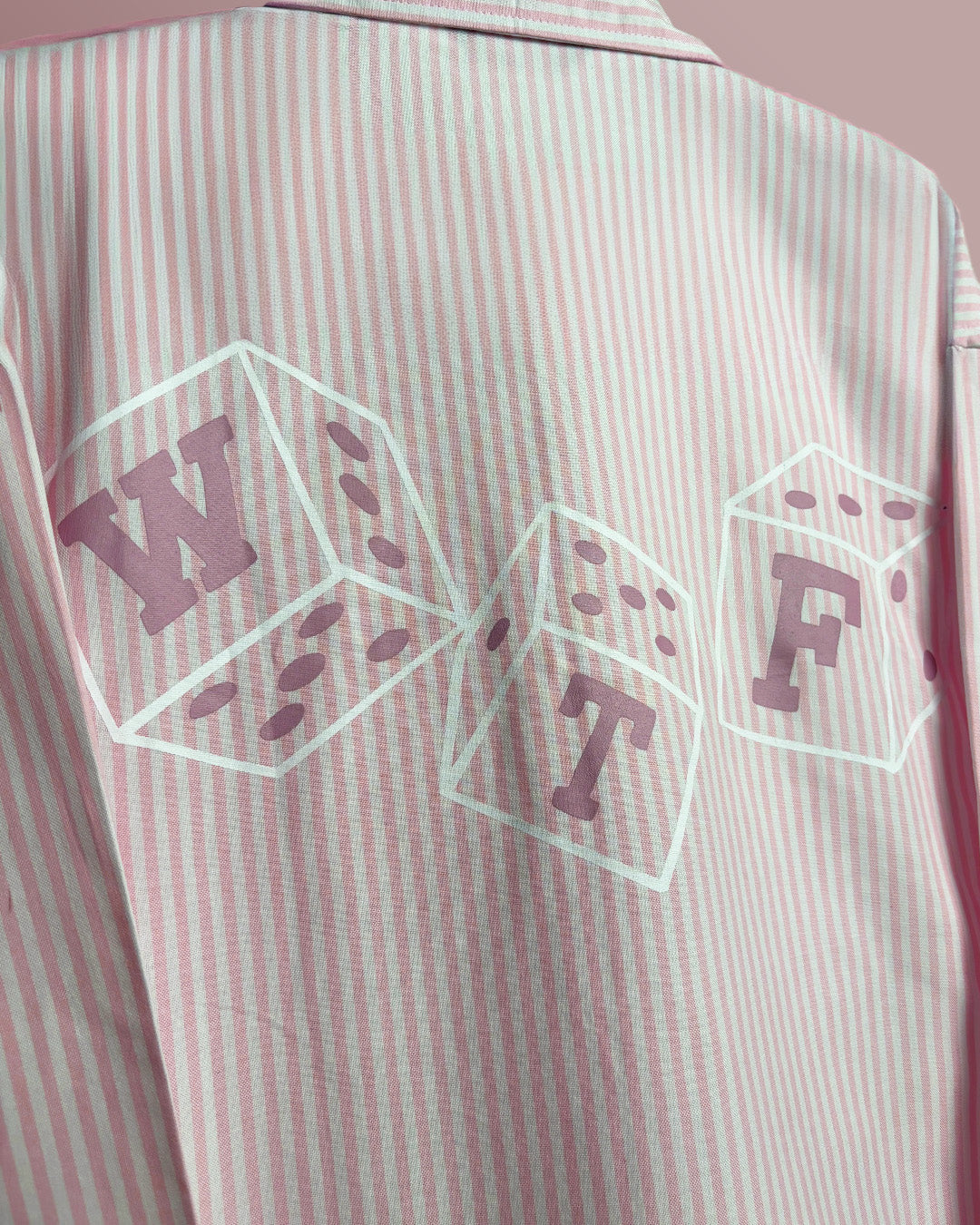 Rolling Pink Striped Shirt