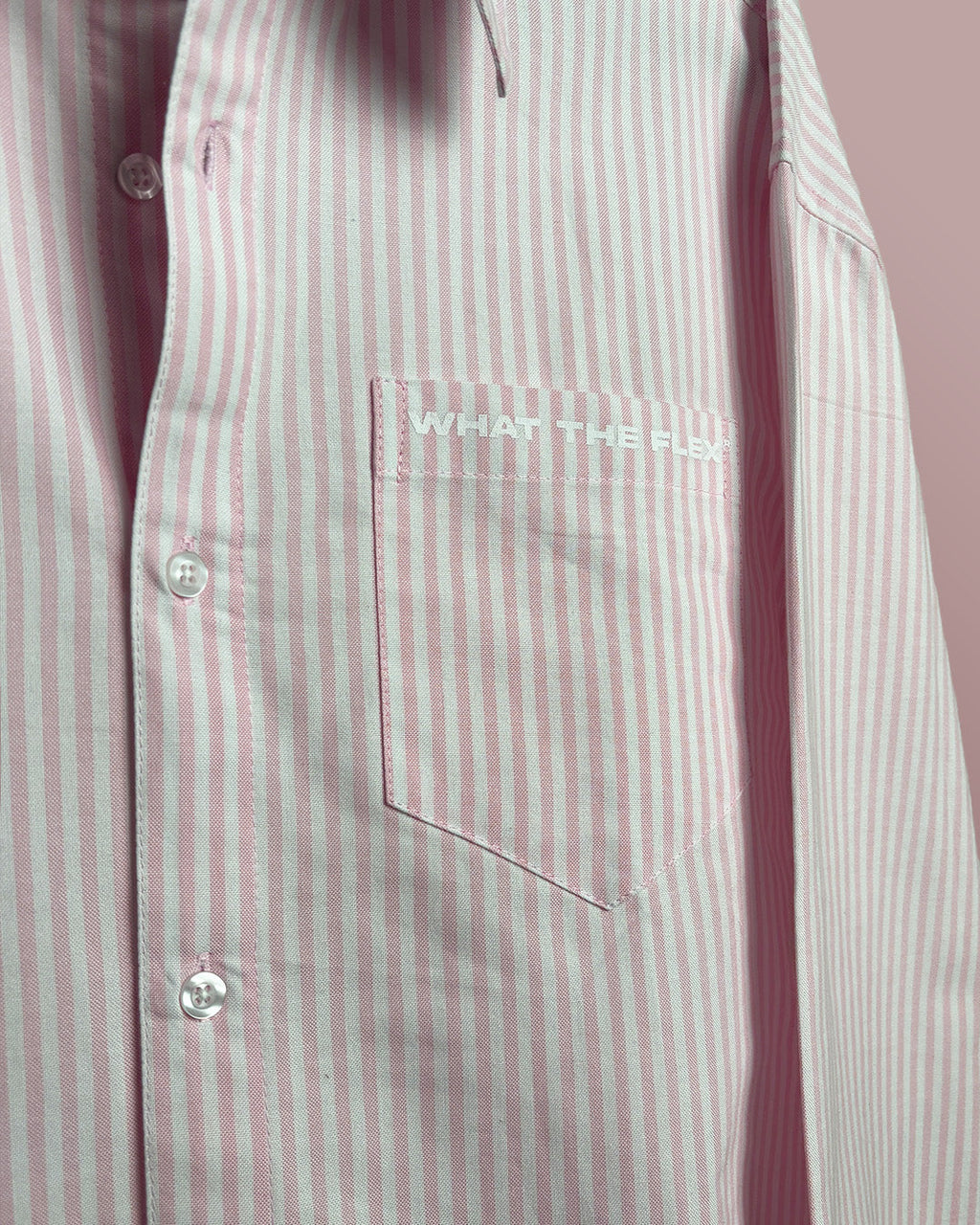 Rolling Pink Striped Shirt