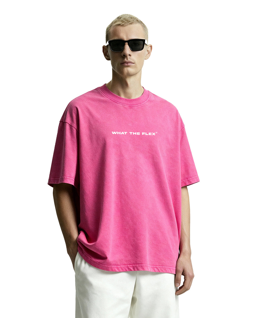 Shameless Pink Acid Wash T-Shirt