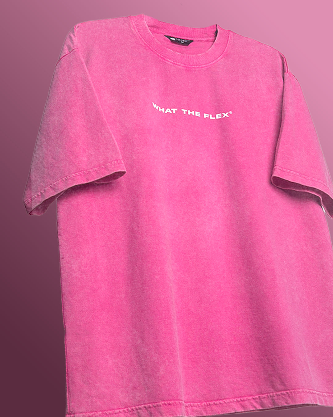 Shameless Pink Acid Wash T-Shirt