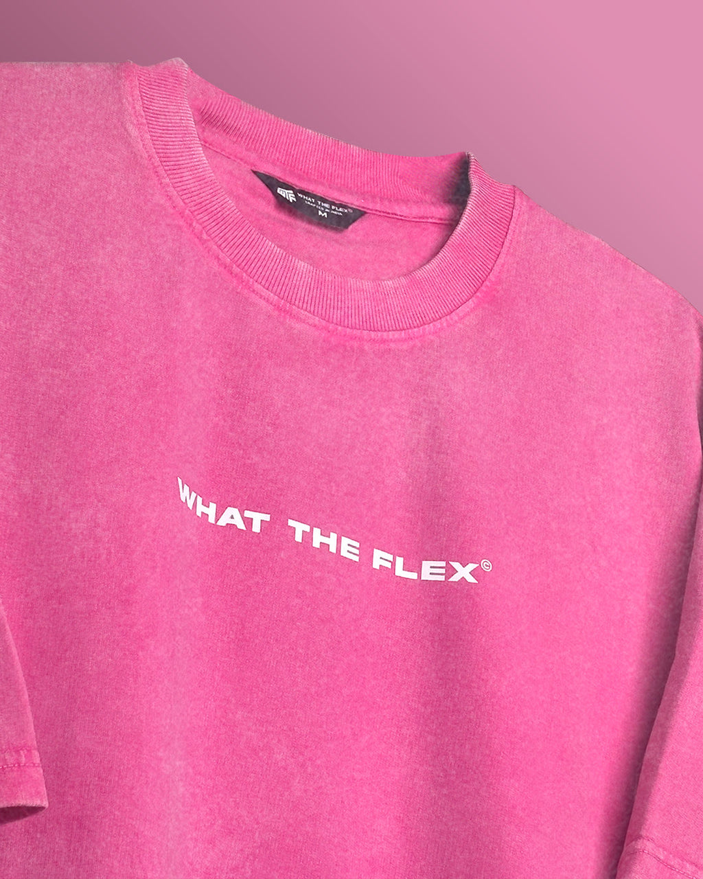 Shameless Pink Acid Wash T-Shirt