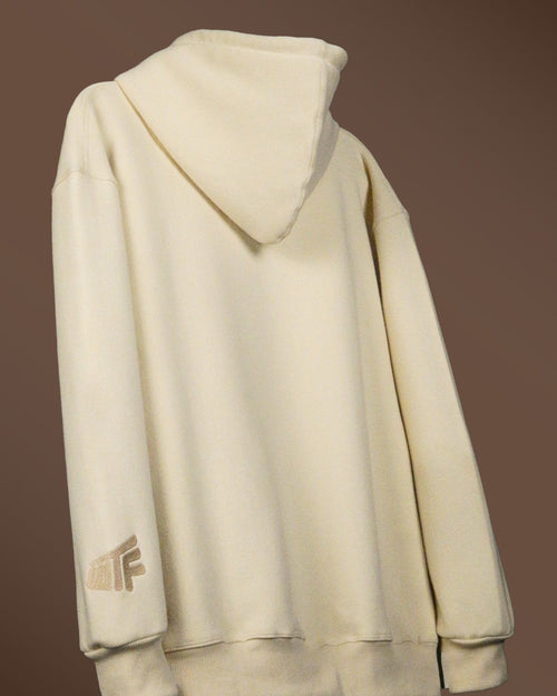 Basic Beige Oversized Hoodie