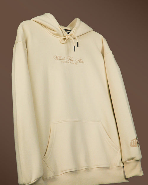 Basic Beige Oversized Hoodie