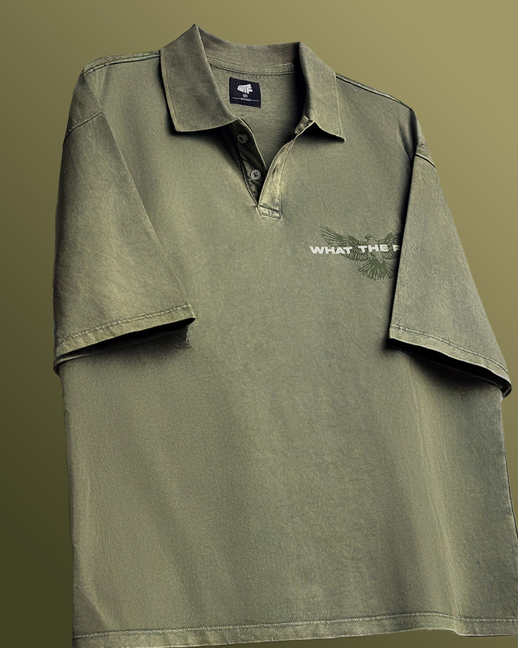 THANK GOD OVERSIZED POLO TSHIRT