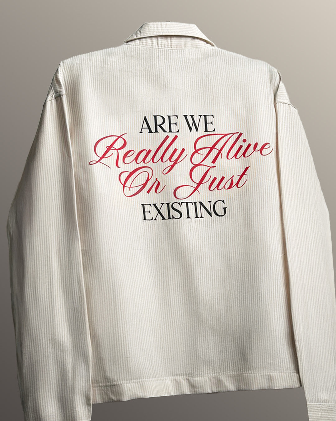 Alive Beige Striped Shirt