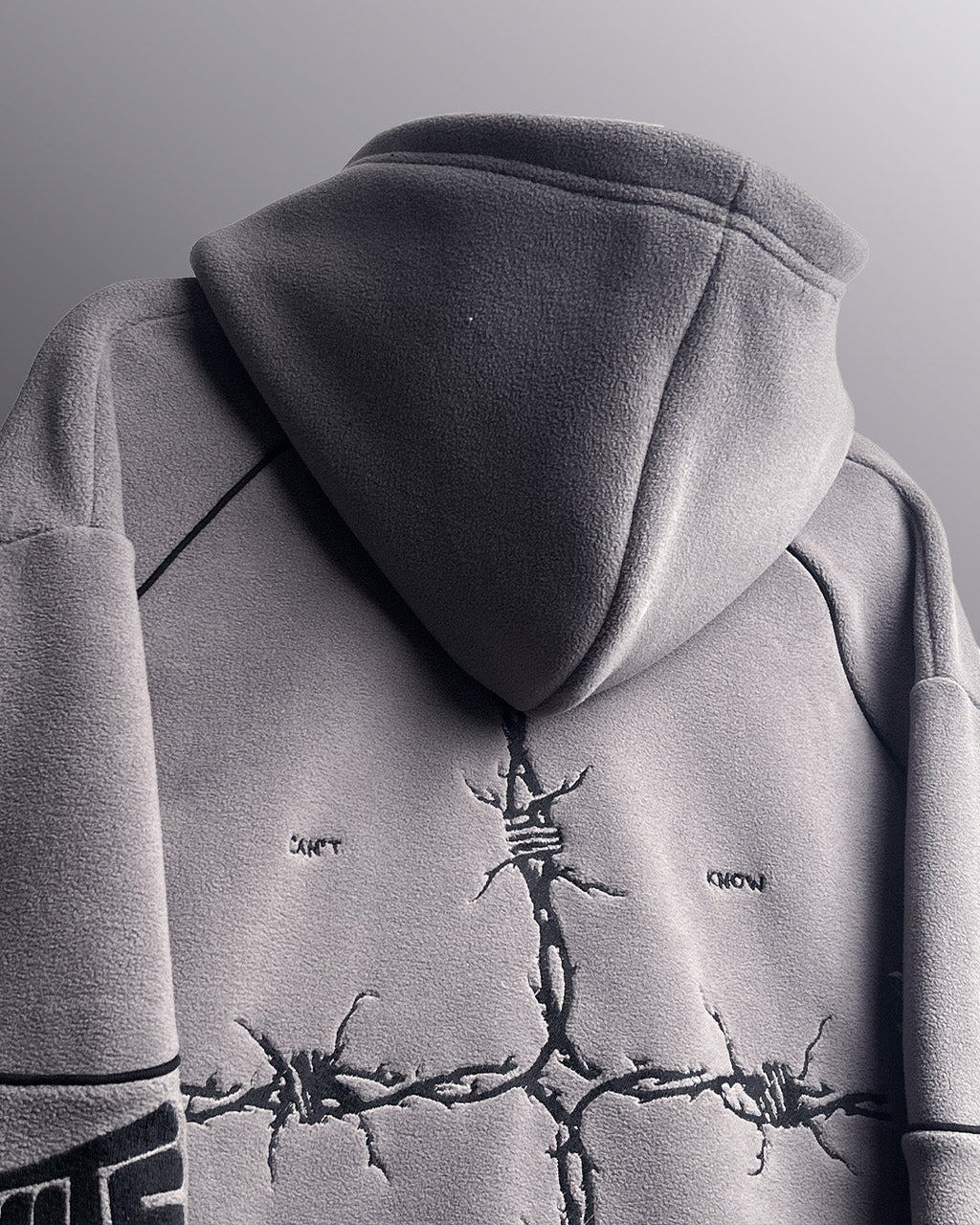 Mystery Grey Cloud Feel Hoodie