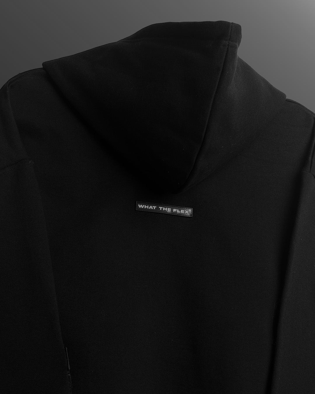Black Blank Zipper Hoodie