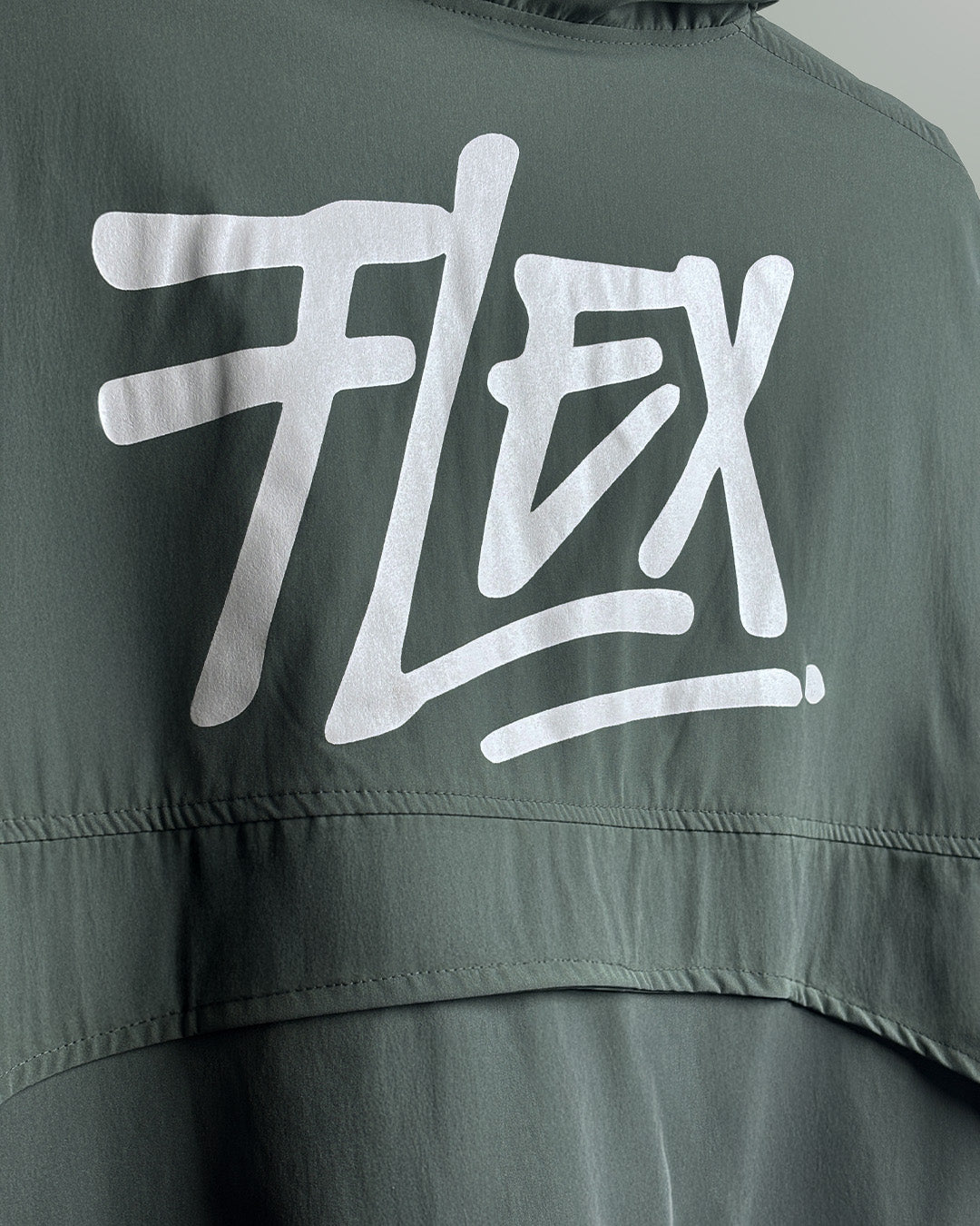 Signature Green AIr Nylon Hoodie