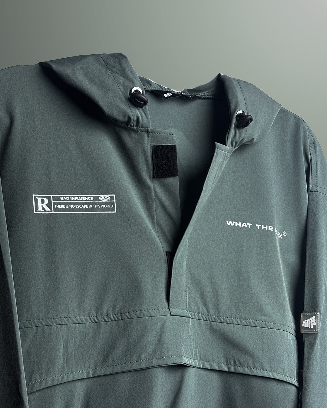 Signature Green AIr Nylon Hoodie