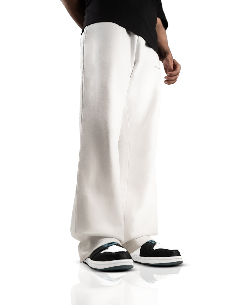 White Essential Cotton Pants