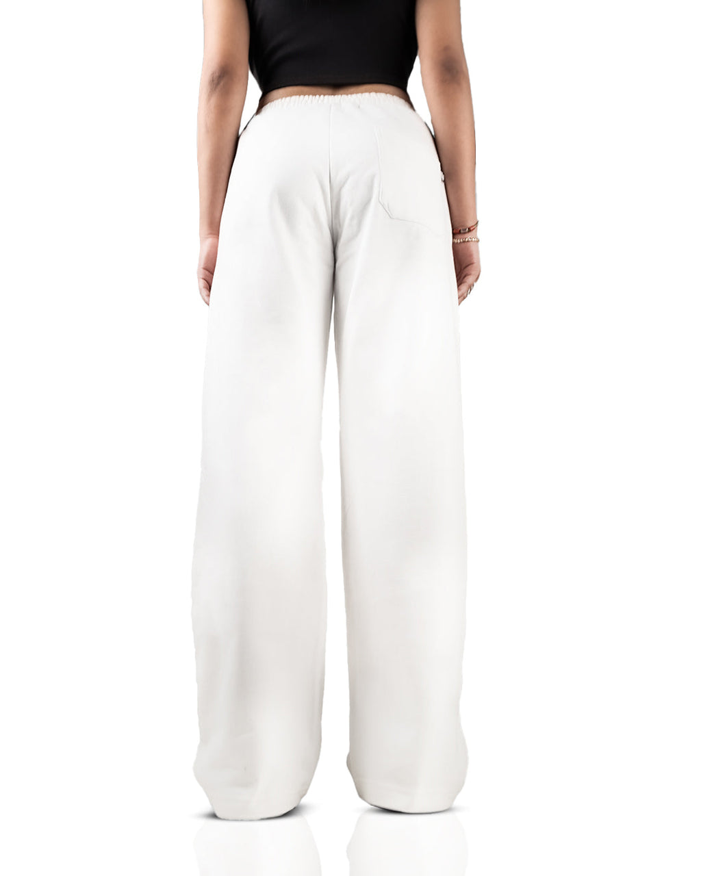 White Essential Cotton Pants