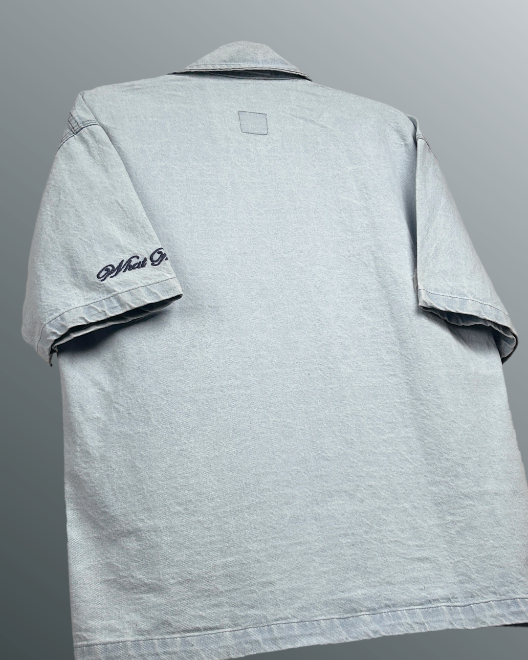 Blue Half Sleeve Denim Layer