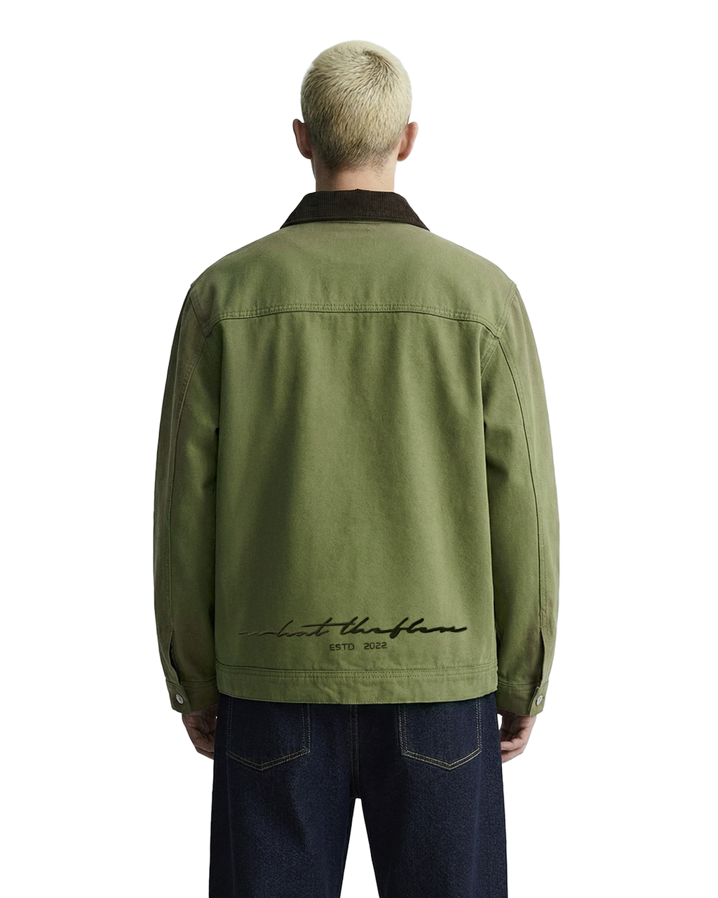 Elite Olive Denim Cord Jacket