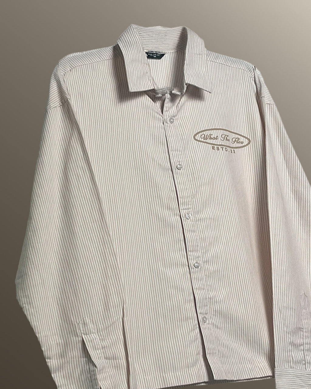 Self Love Club Yellow & White Full Sleeves Striped Shirt